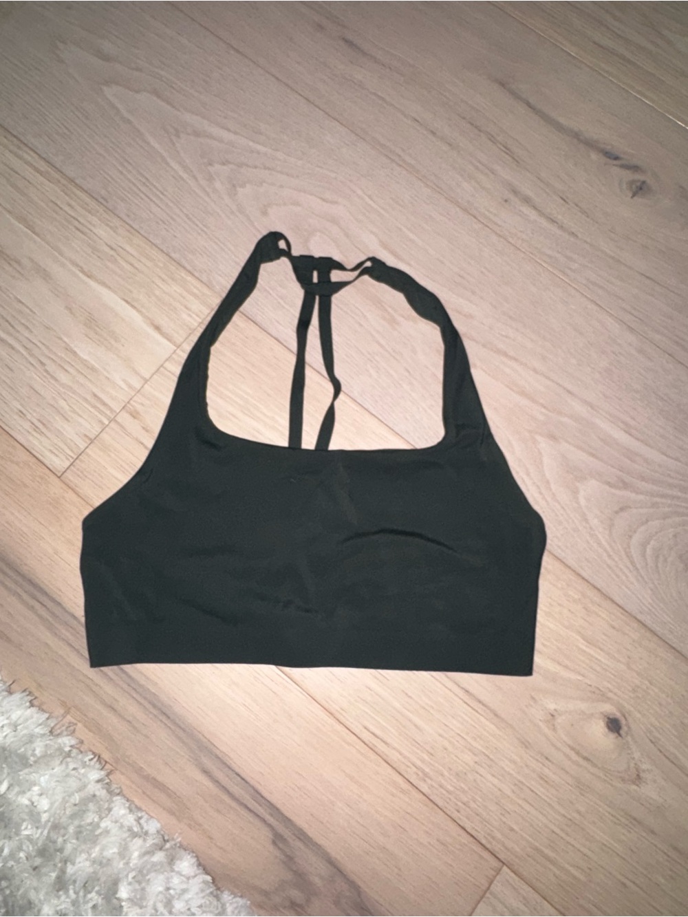 Lululemon Women’s dark green Seamless Halter Sports Bra size 4
